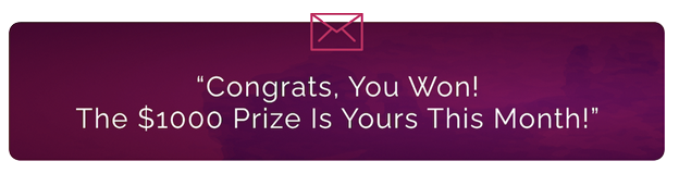 Congrats Prize Month